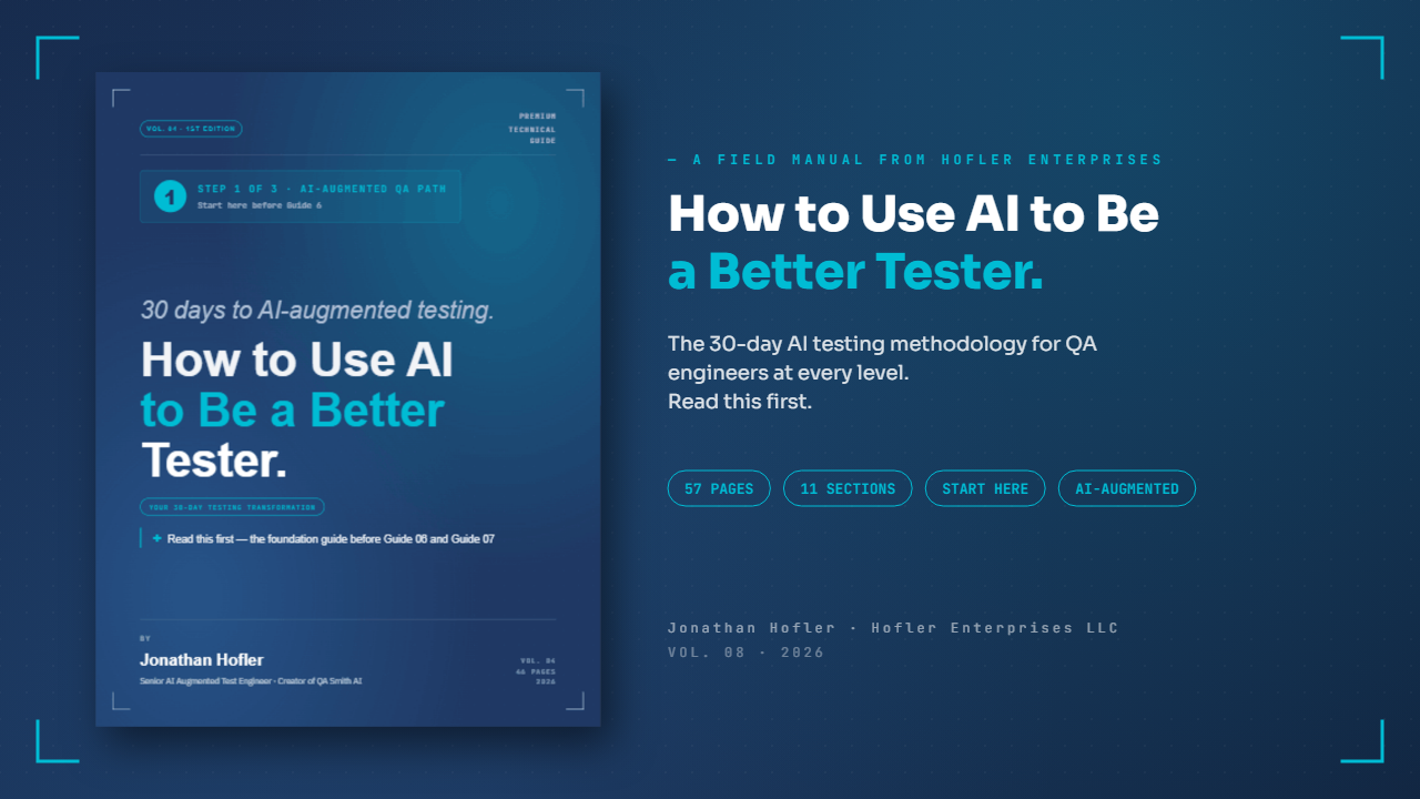 How to Use AI to Be a Better Tester — cover