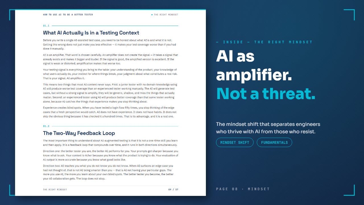 The right mindset: AI as amplifier, not a threat