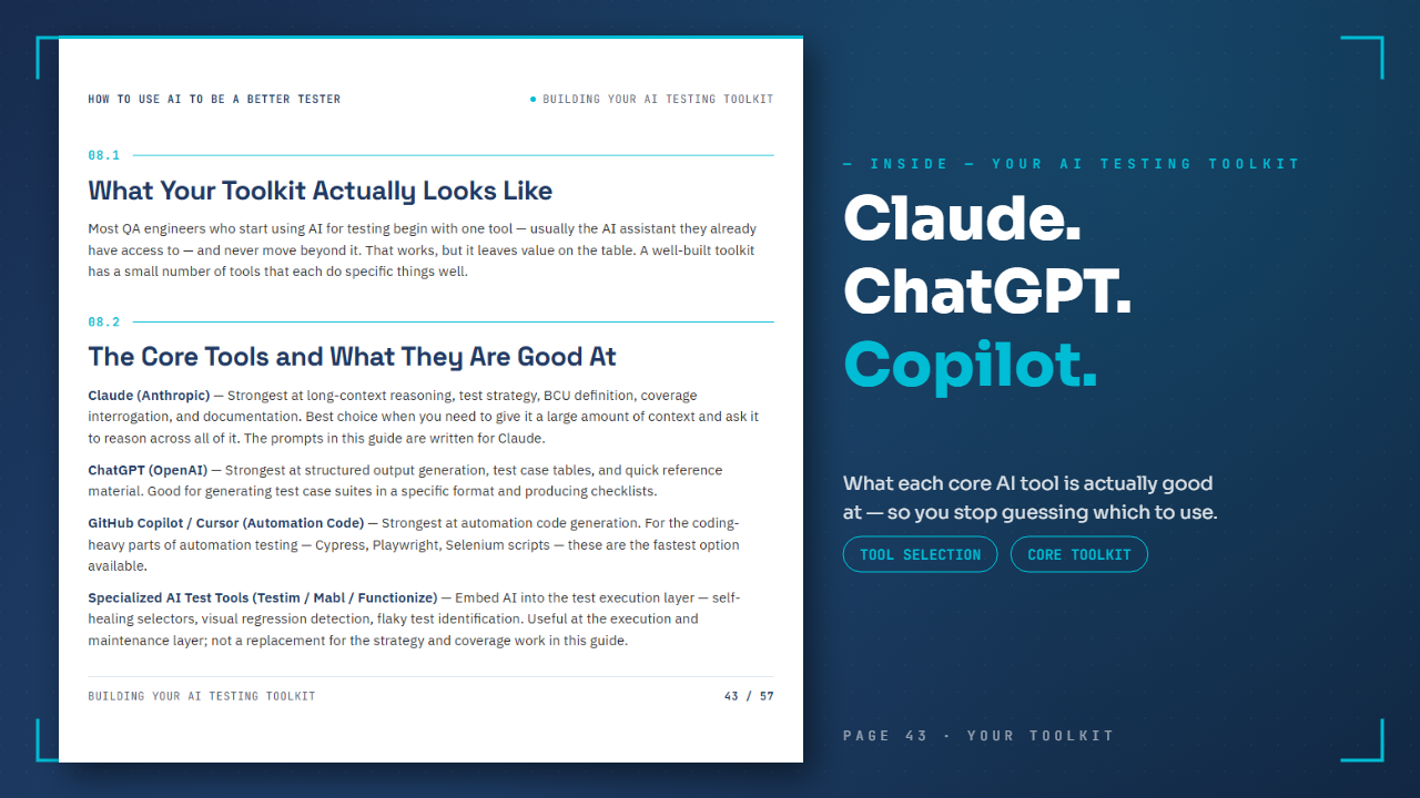 The core AI tools and what they are good at