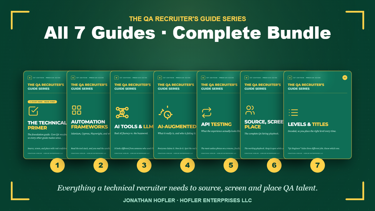 The Complete QA Recruiter Series — all included guides