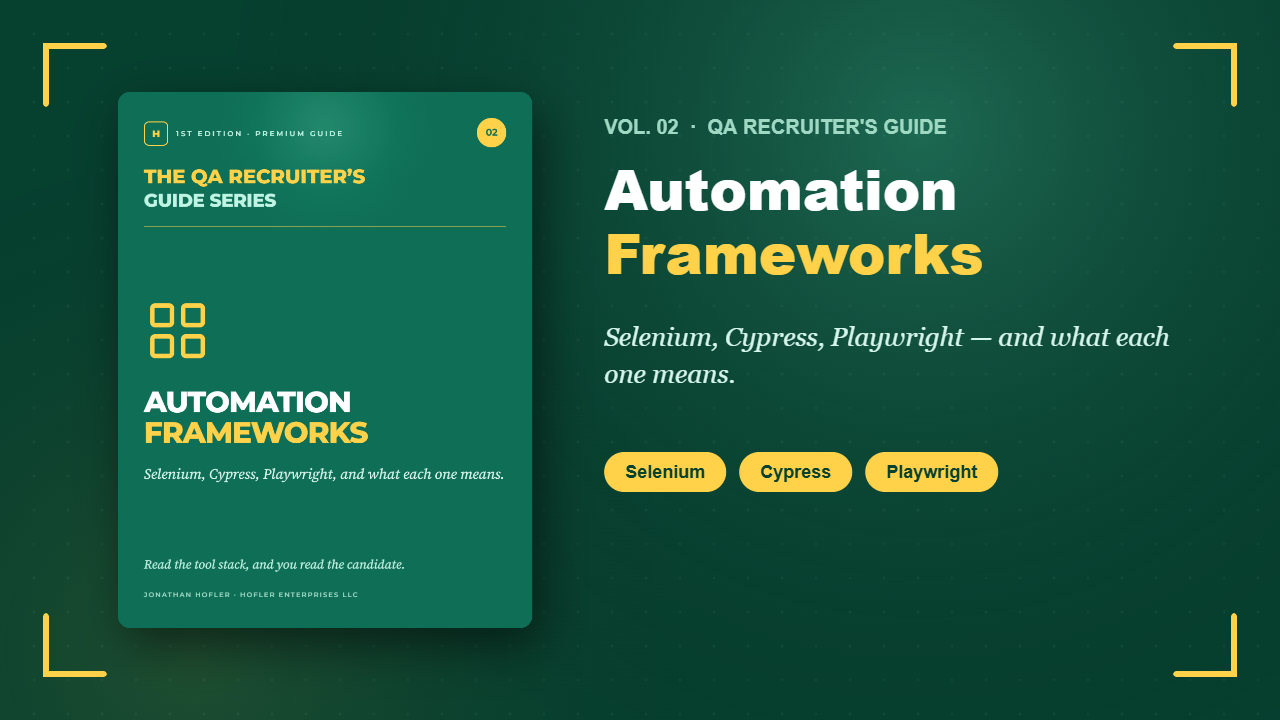 Automation Frameworks