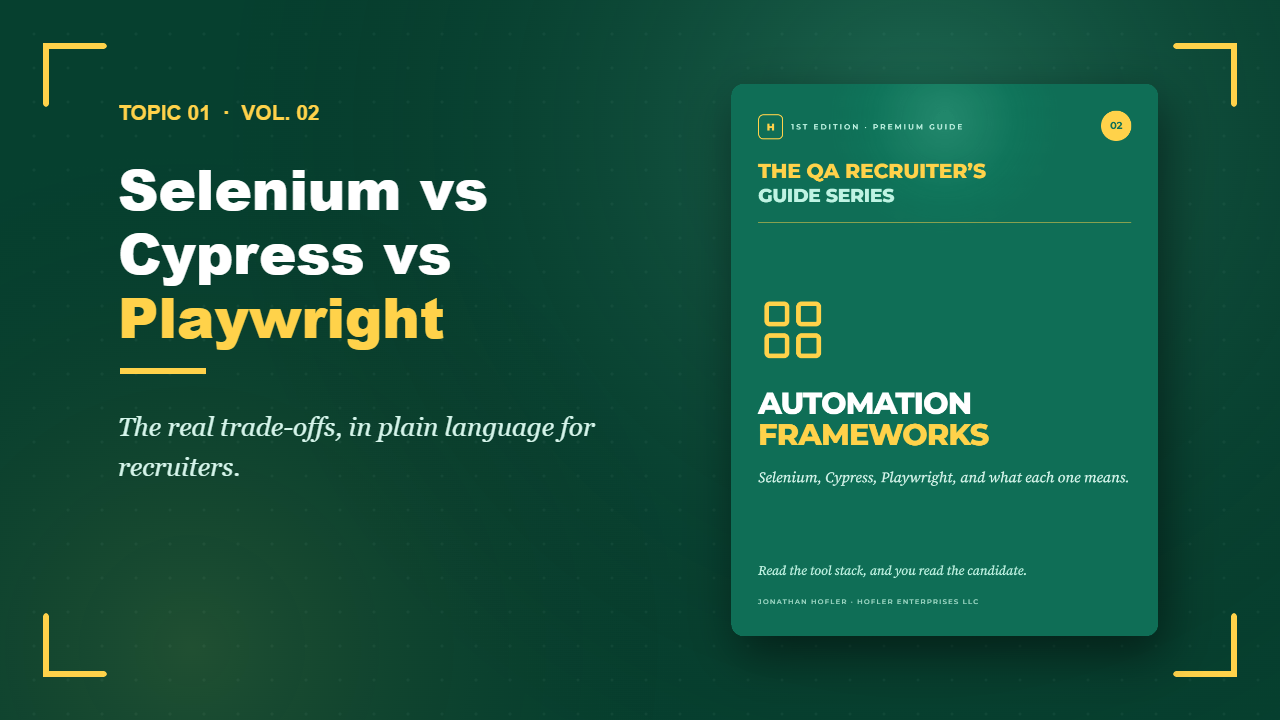 Automation Frameworks — inside look, part 1