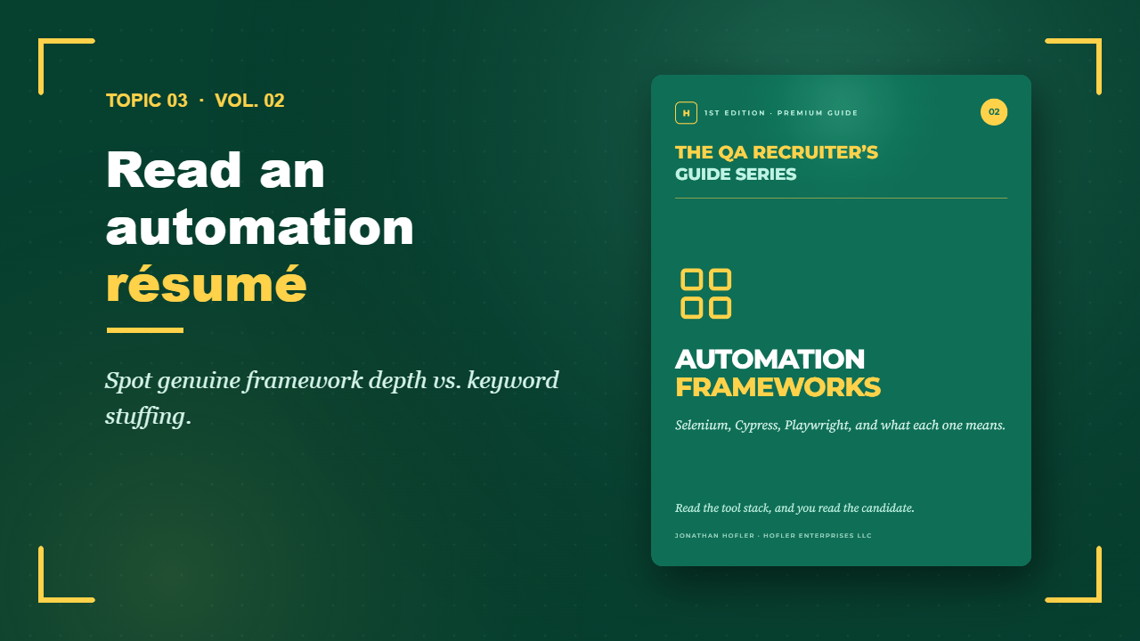 Automation Frameworks — inside look, part 3