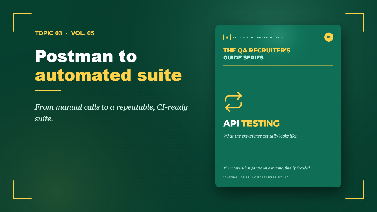 API Testing — inside look, part 3
